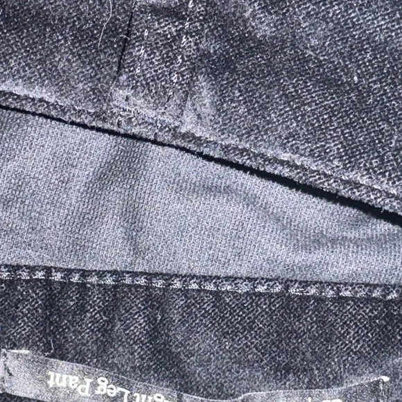 Talbots Black Velvet Pants - Picture 3 of 7